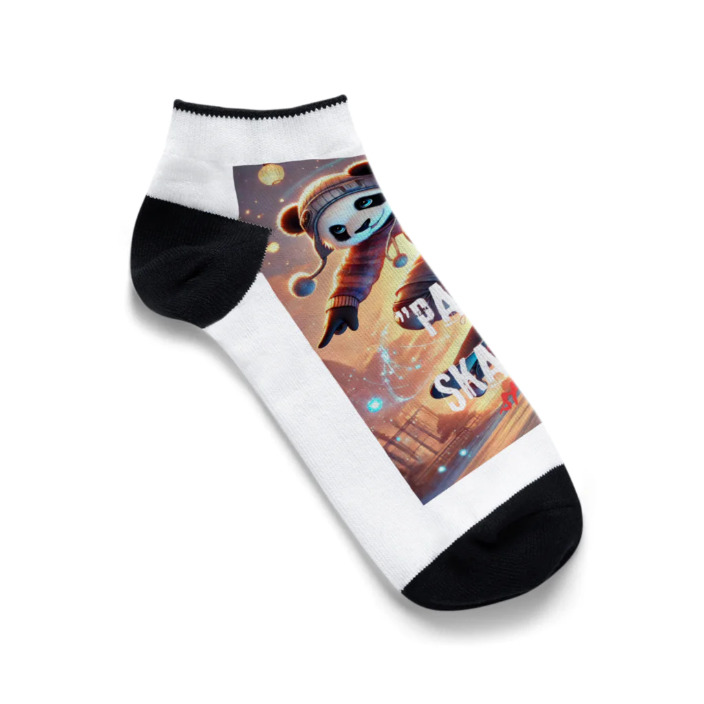 takapoonのPanda Skater Ankle Socks