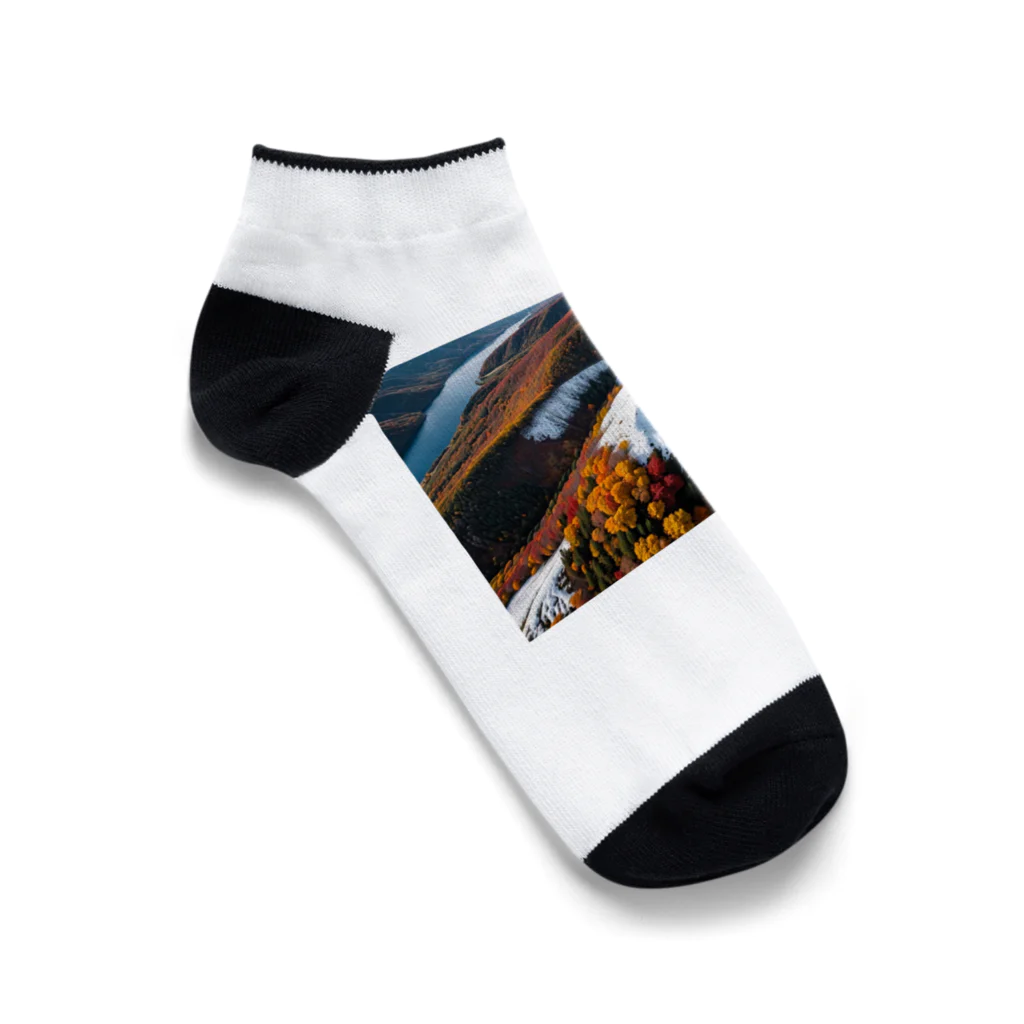 studio eizoの京都の紅葉 Ankle Socks