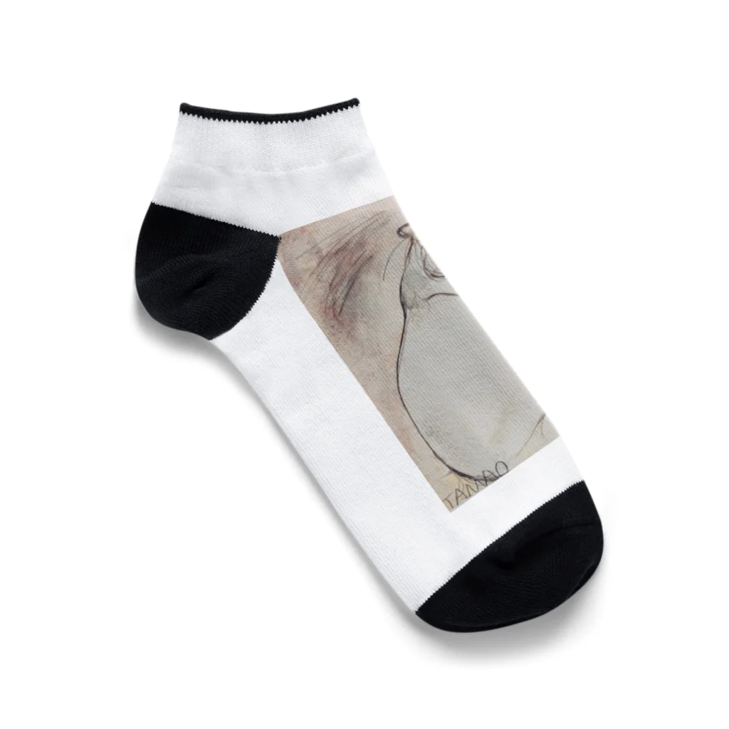 たまコロンの猫のたまさぶろう Ankle Socks