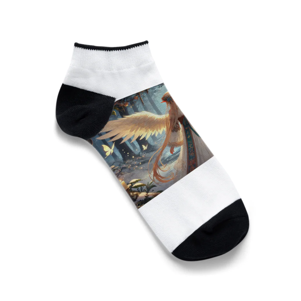 Farashの神秘の守護天使 Ankle Socks