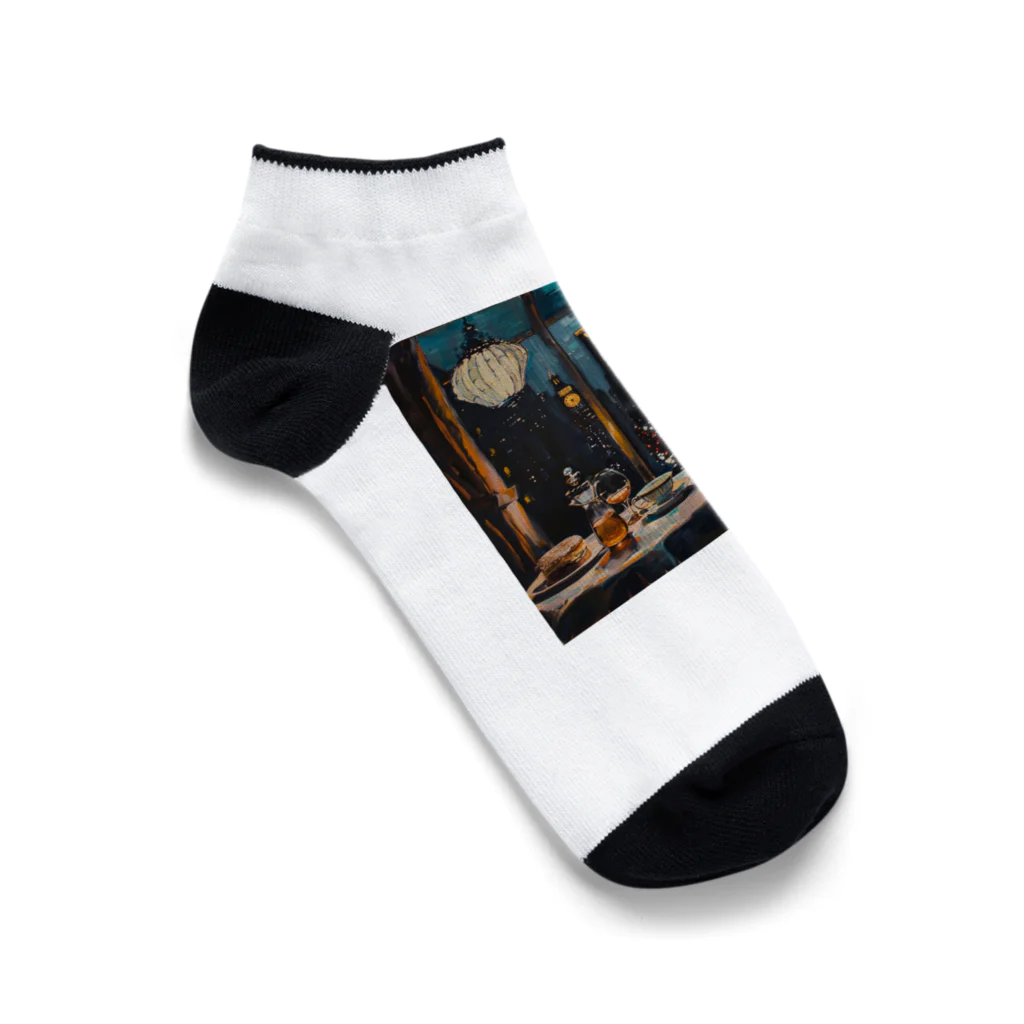 AQUAMETAVERSEの夕暮れ・寛ぎの時間　Tomoe bb 2712 Ankle Socks