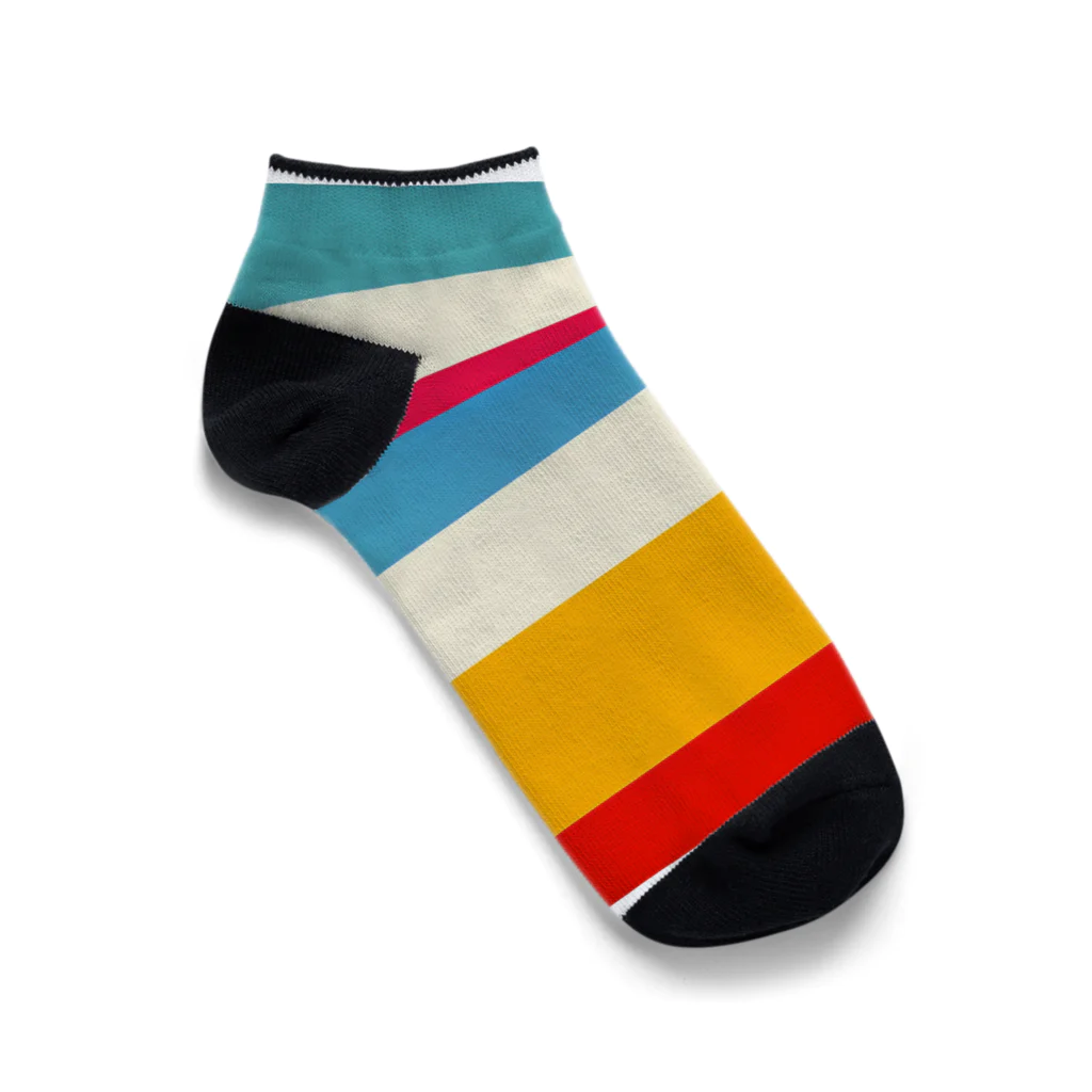 AI魔術師の東京レトロ屋の昭和レトロウーマン Ankle Socks
