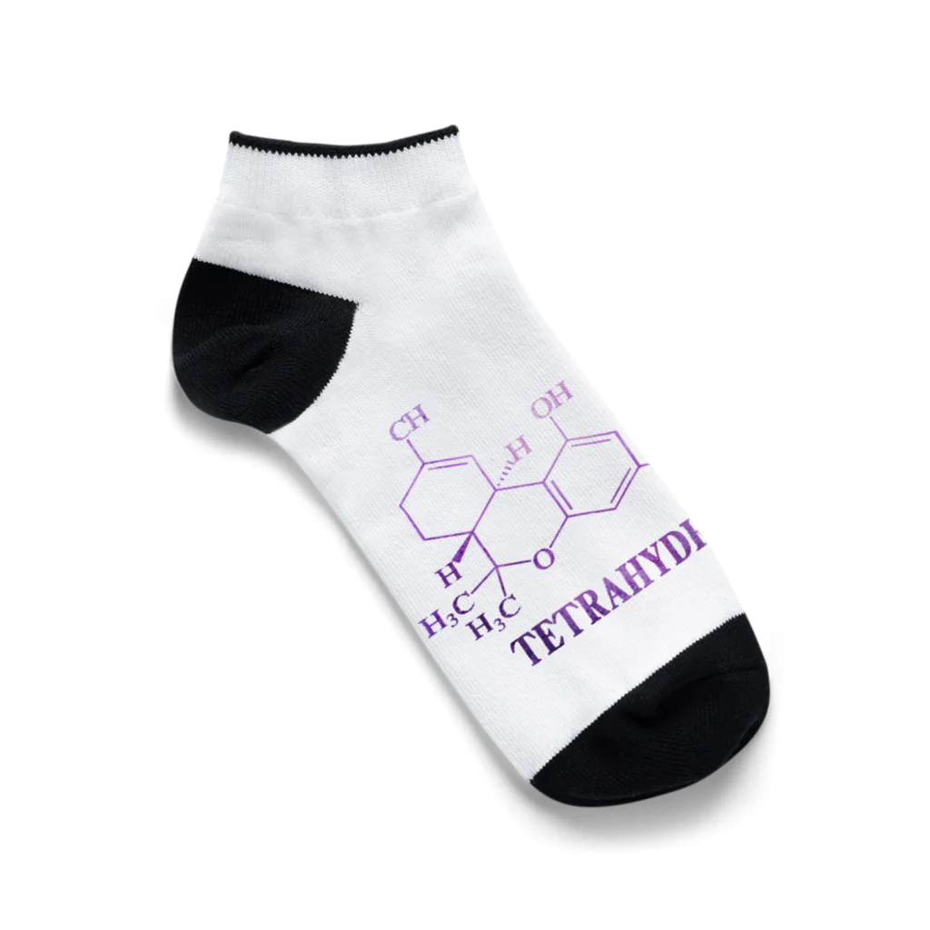 有限会社　√65の【Tetrahydrocannabinol】 Ankle Socks