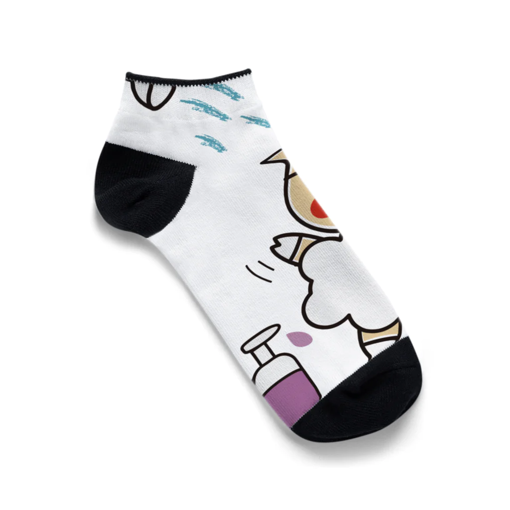 tonchanのわーい！シャワーだ！ Ankle Socks