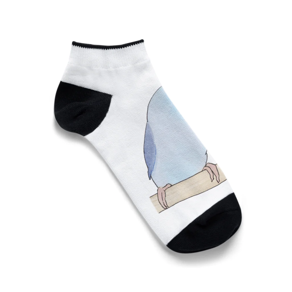 まめるりはことりのおしゃまなマメルリハのるりちゃん【まめるりはことり】 Ankle Socks