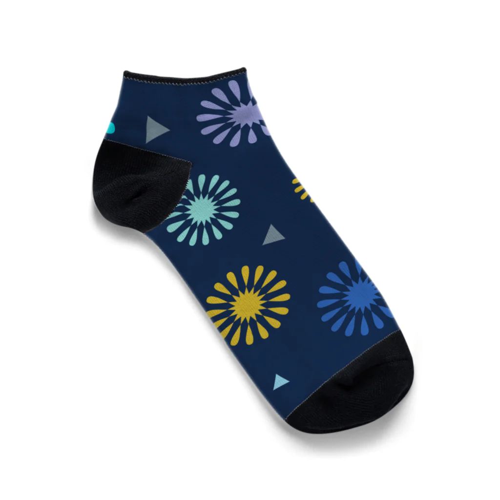 Momonngamonnga zakka の夜空の花火 Ankle Socks