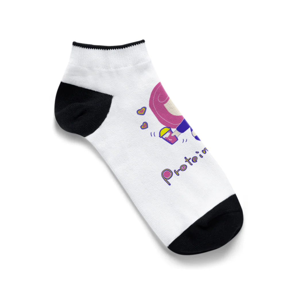 rurugirlのプロテイン女子 Ankle Socks