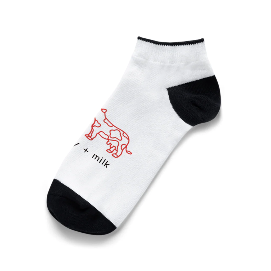 insparation｡   --- ｲﾝｽﾋﾟﾚｰｼｮﾝ｡のいちごミルク Ankle Socks