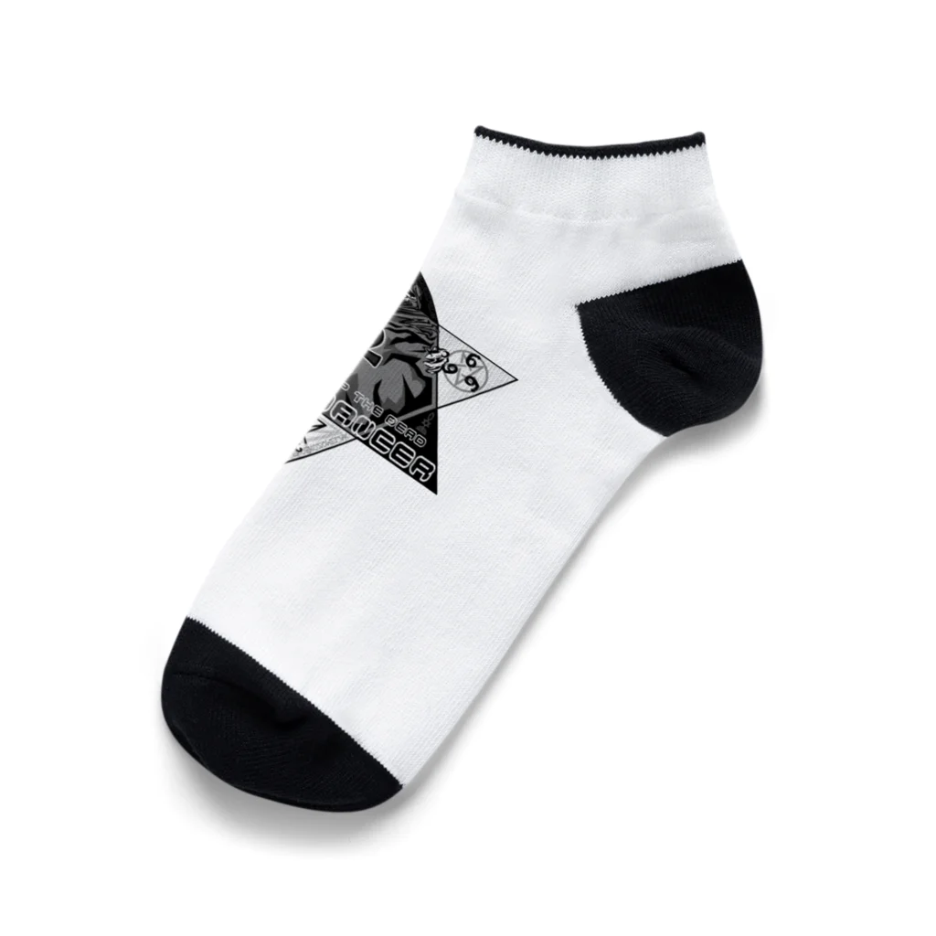 Ａ’ｚｗｏｒｋＳの六芒星ネクロマンサー ブラックアンク Ankle Socks