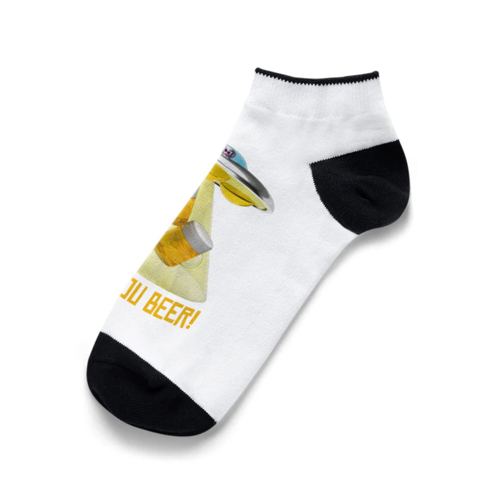 LONESOME TYPE ススのビール泥棒👽🍻👽（飲酒運転ダメ。ゼッタイ。） Ankle Socks