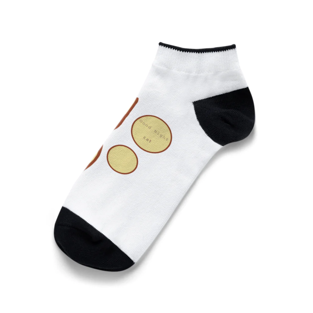 aiueoneko358のおやすみ猫 Ankle Socks