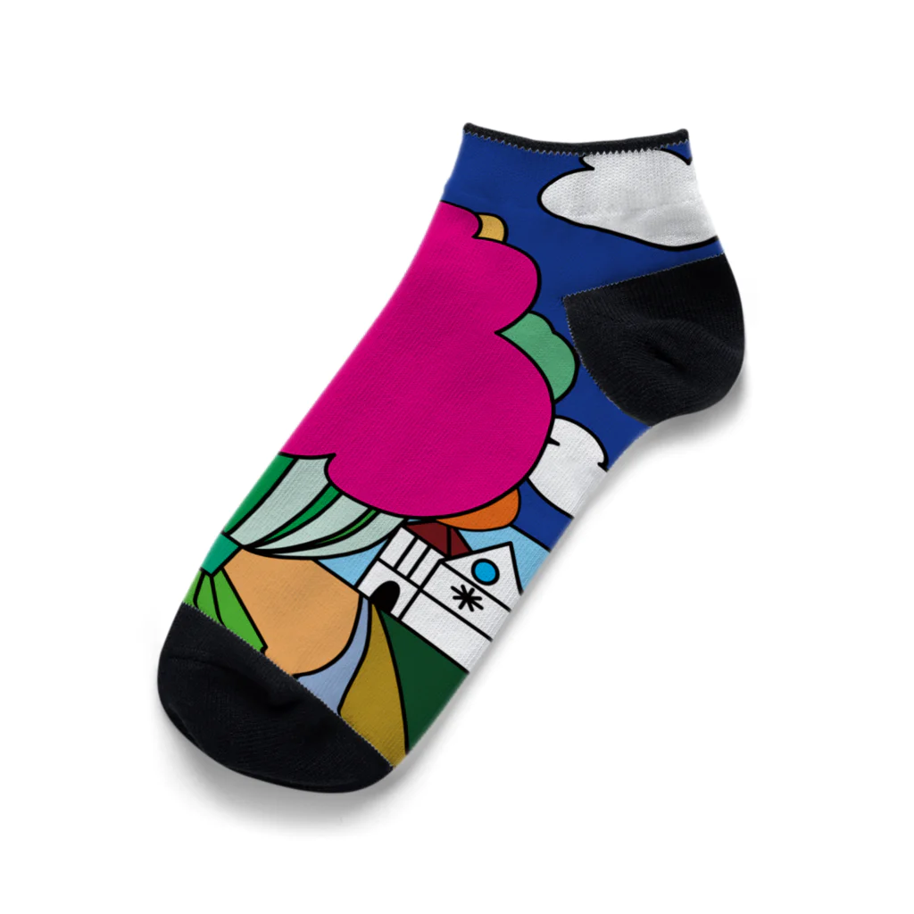 Blupiggの幸せの丘2 Ankle Socks