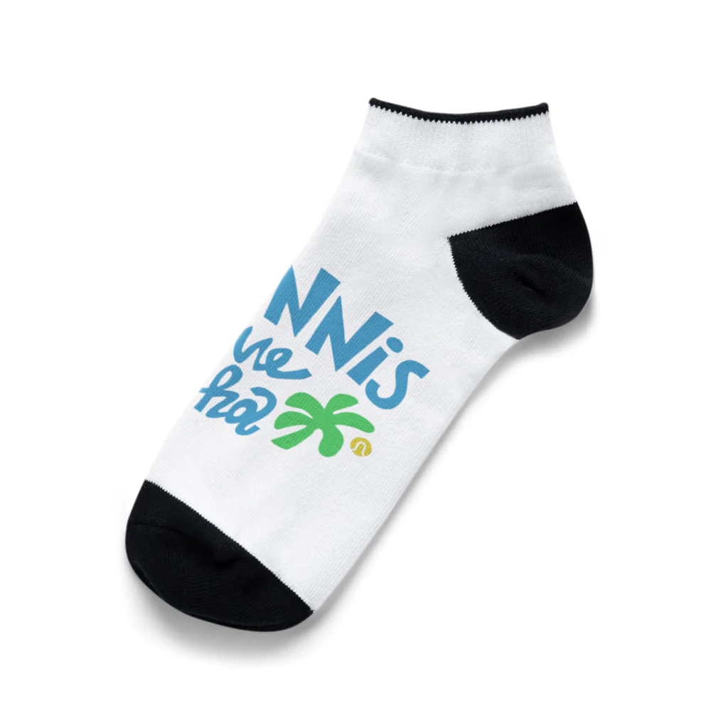 Y's TennisのY's Tennisロゴ ヤシの木 Ankle Socks