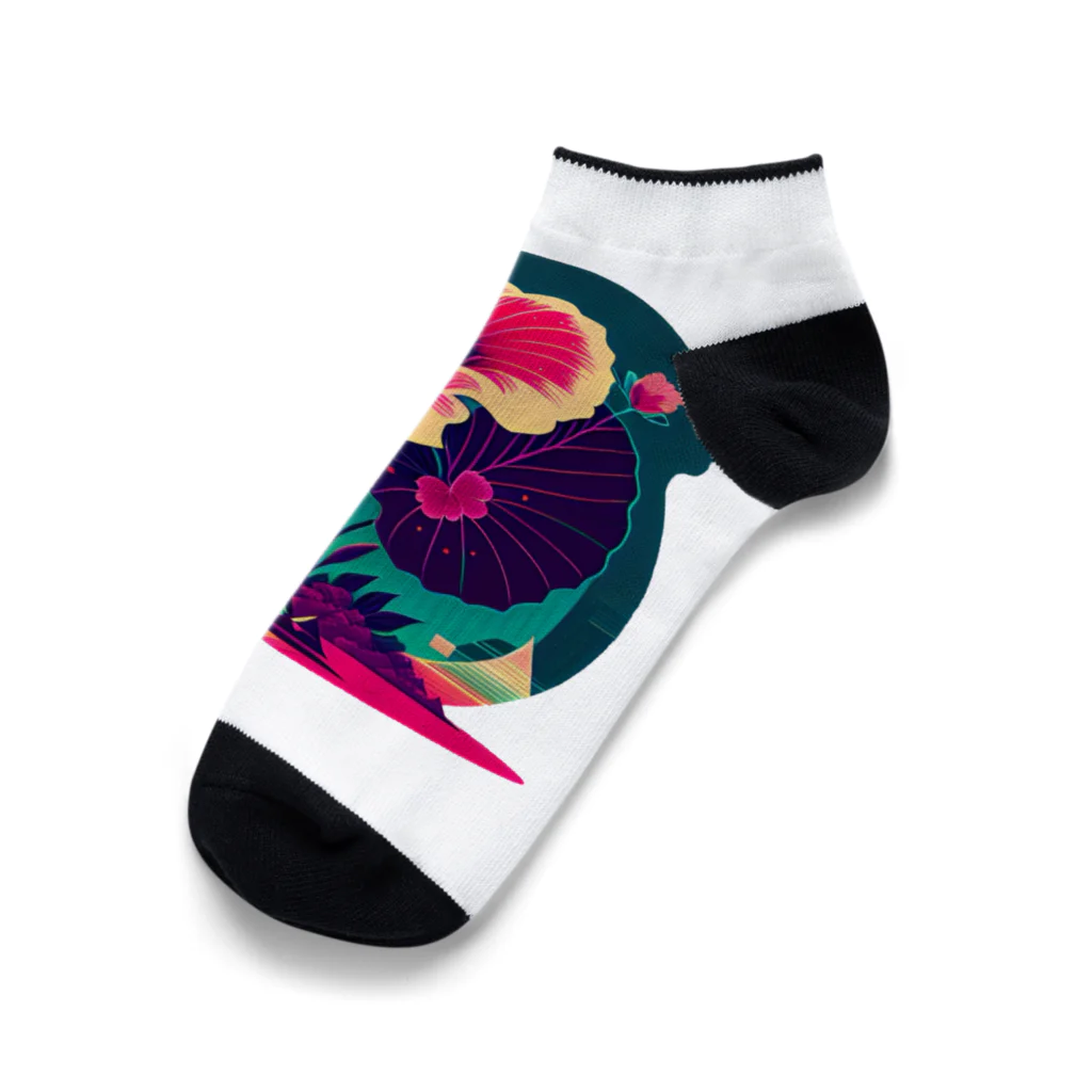 ozのハイビスカス🌺 Ankle Socks