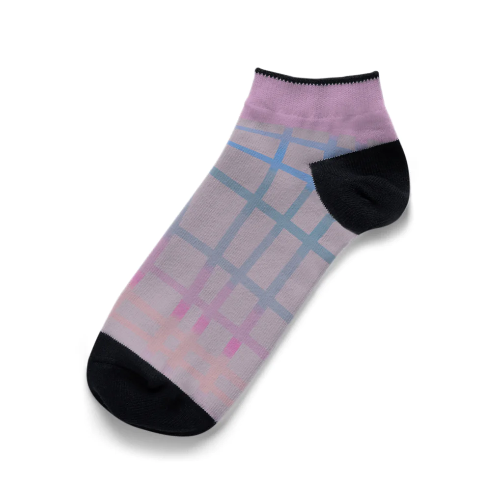 eri kaifuchiのグラデチェック Ankle Socks