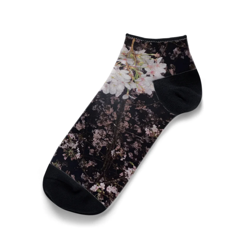 萌中毒の桜 Ankle Socks