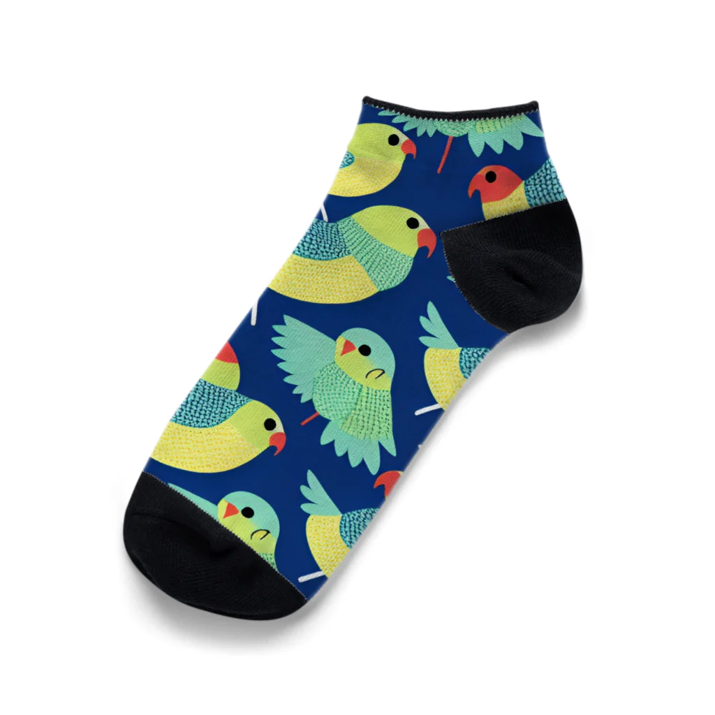 鳥愛のとりとり Ankle Socks