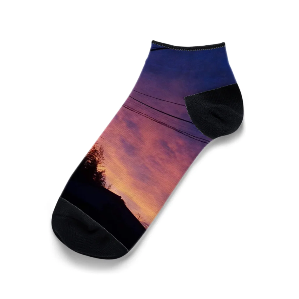 みのあの日の夕焼け Ankle Socks