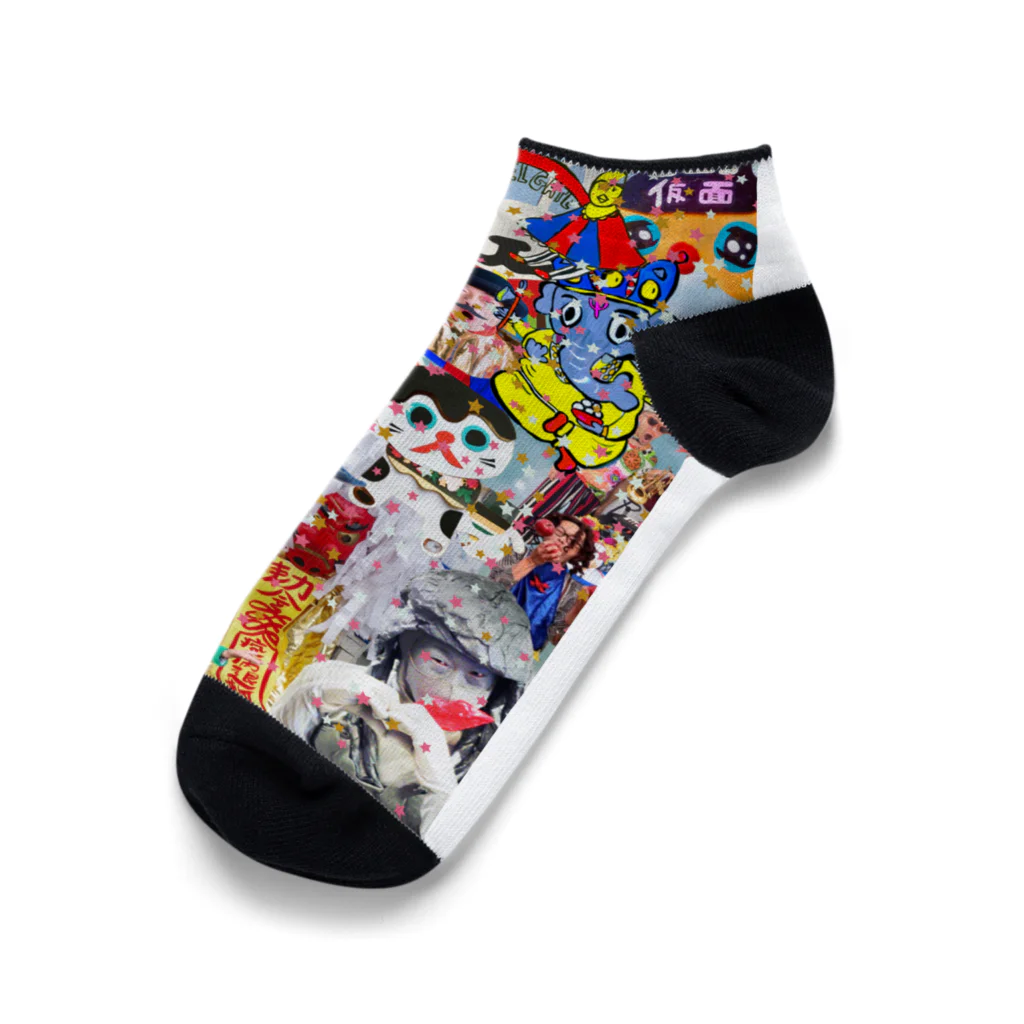 だるまキャットのしぇーしぇー2023サマー Ankle Socks