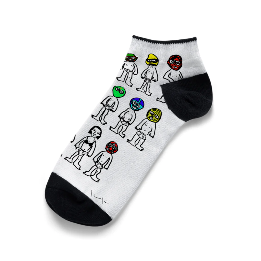 KCOのフライデーおじさん Ankle Socks