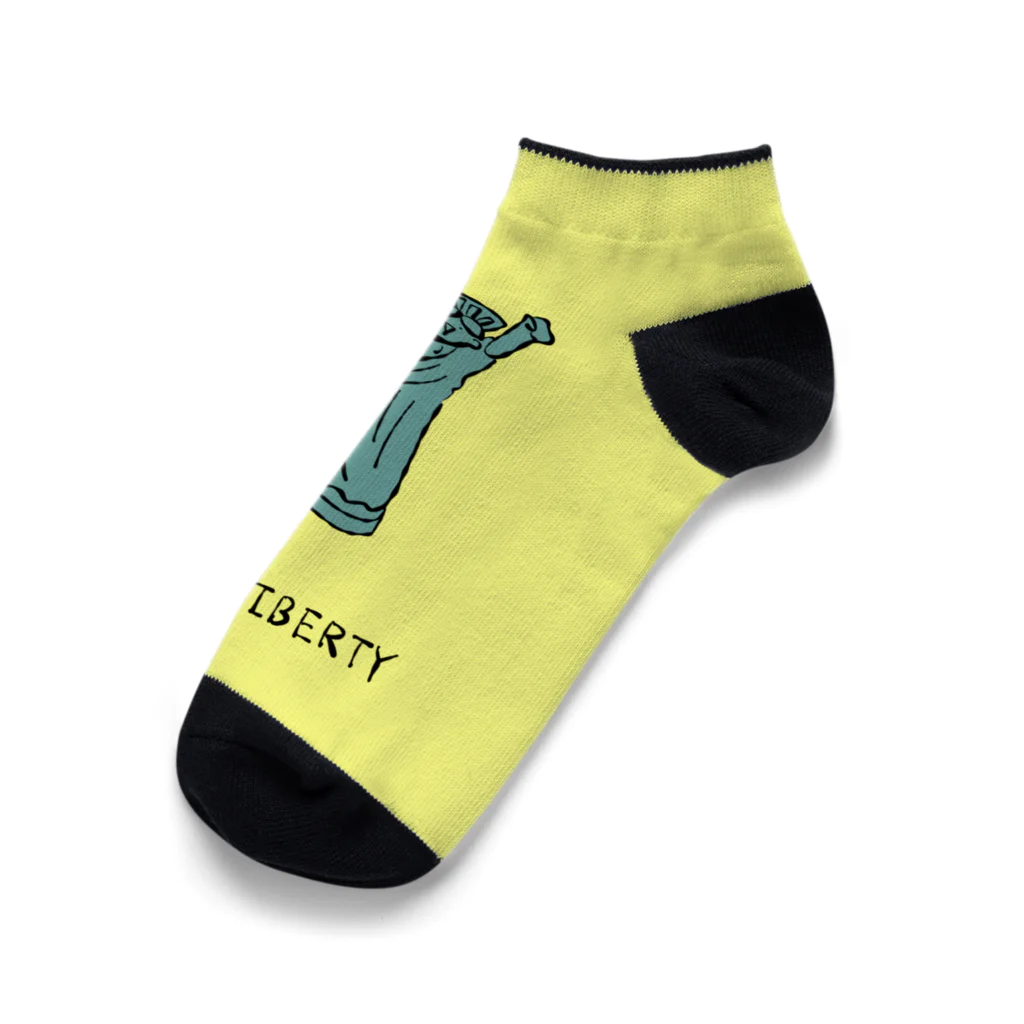 とある丸眼鏡の描き散らしのSTATUE OF LIBERTY Ankle Socks