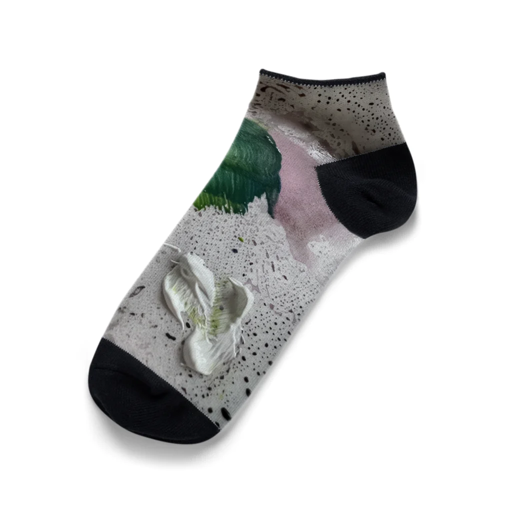 daretomo-kaburanaiiのだれともかぶらないブロッコリー Ankle Socks