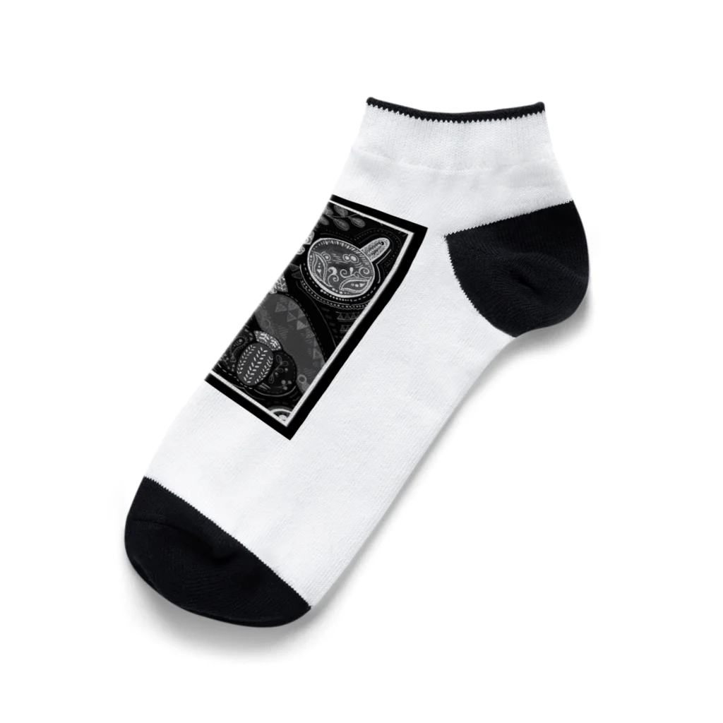 あおいとまり木の闇鍋 Ankle Socks