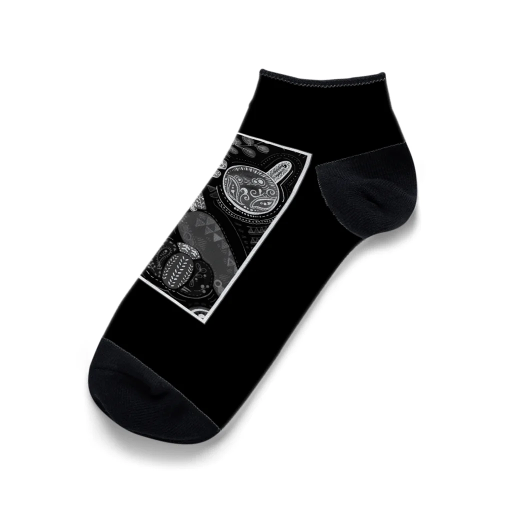 あおいとまり木の闇鍋 Ankle Socks