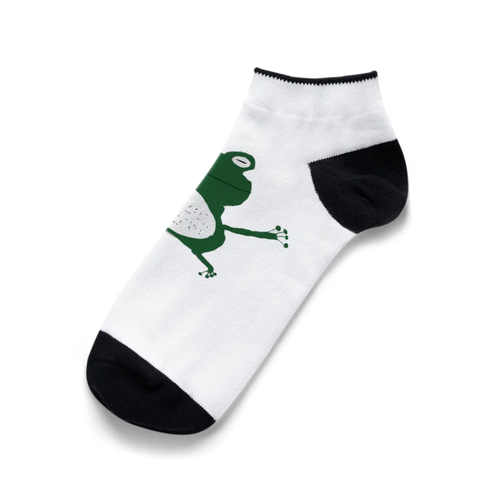 イーグルくんのゲコゲコ　カエル🐸 Ankle Socks