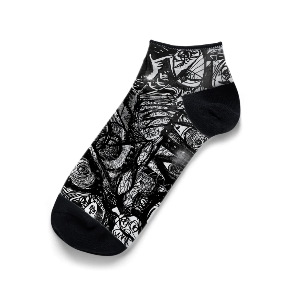 SMOKEBOXのパニックパーティ Ankle Socks