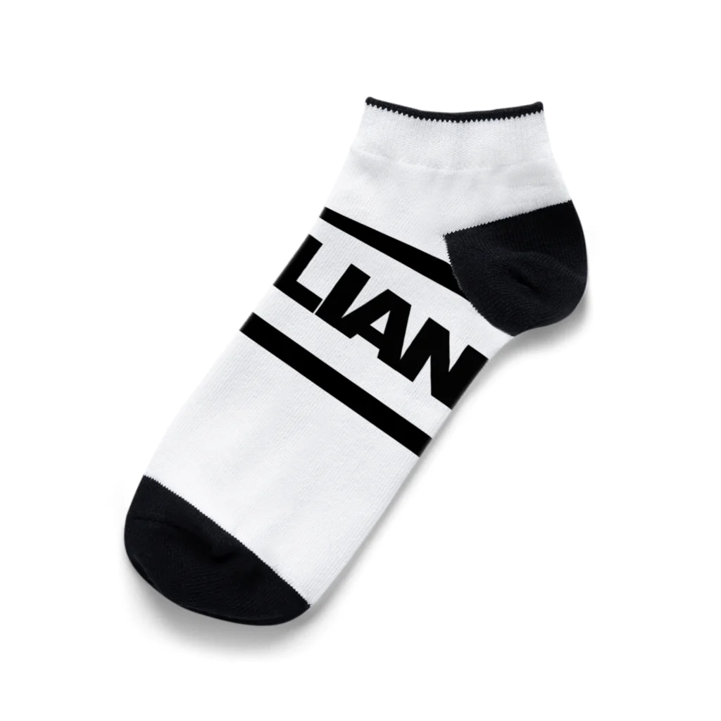 おもしろいTシャツ屋さんのJIROLIAN　ジロリアン　二郎　ラーメン Ankle Socks