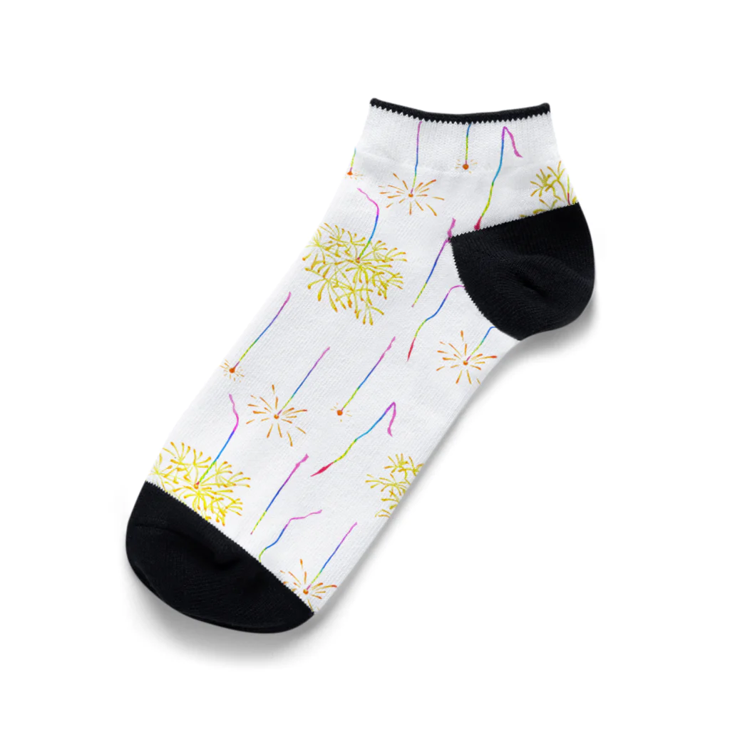 segasworksの線香花火（パターン） Ankle Socks