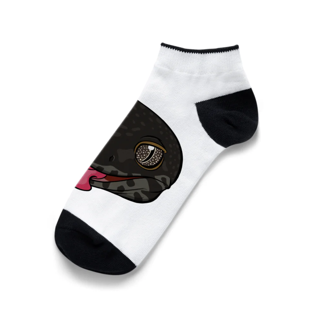 Ｍａｒｓｈのレオパ･ブラックナイト Ankle Socks