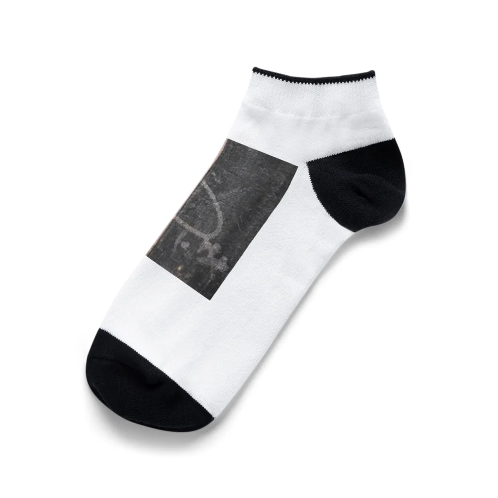 hyougemonoのotoshigaki-おりえんたるねこ Ankle Socks