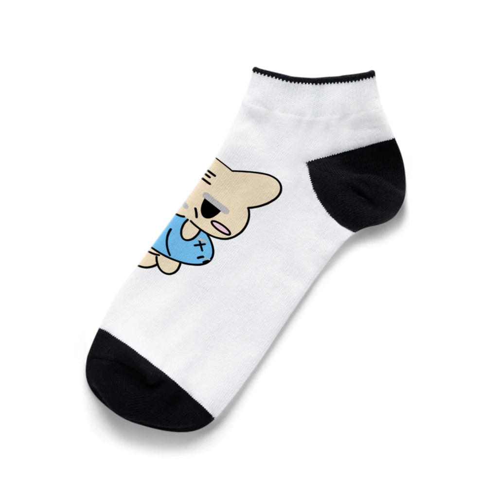 ムスっと！のおじじねこさん Ankle Socks