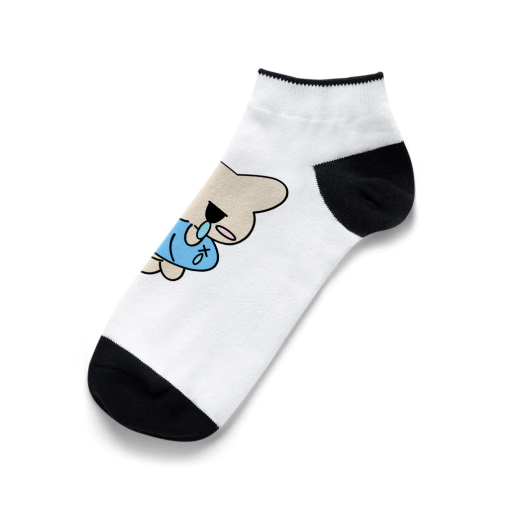 ムスっと！のピエんとねこさん Ankle Socks