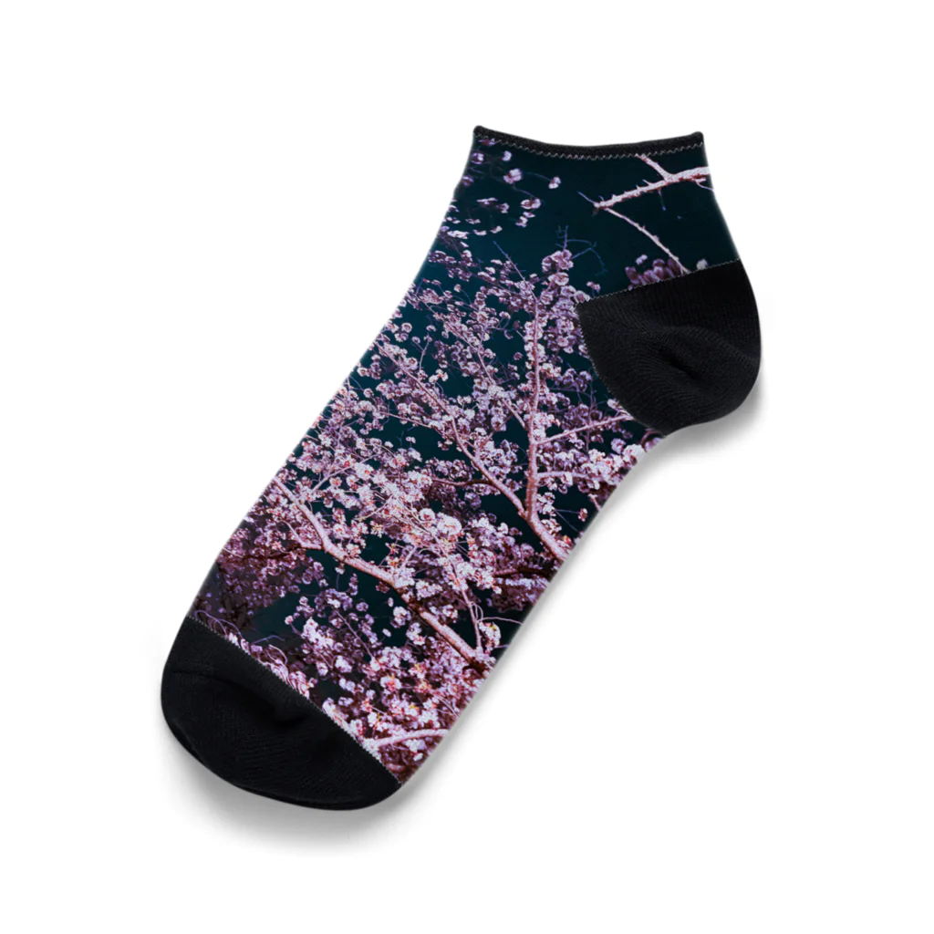 wadaFのYozakura Ankle Socks