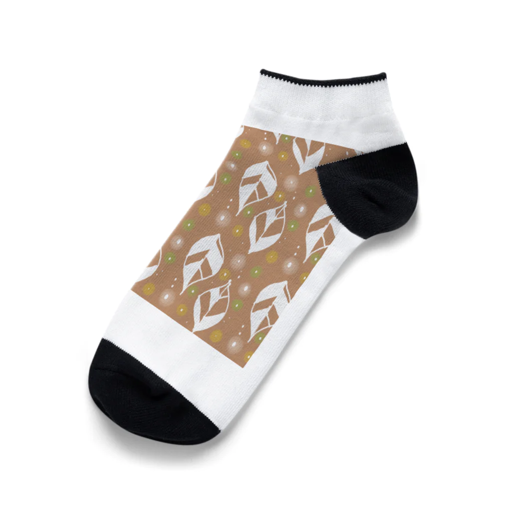 こやまちえの葉っぱ Ankle Socks