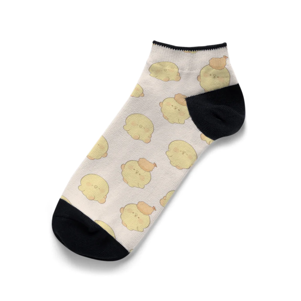 てんみやきよのきみピヨとエビフライ🍤 Ankle Socks