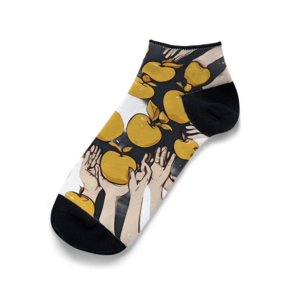 まみうだぱおのゆったりSHOPの金林檎 Ankle Socks