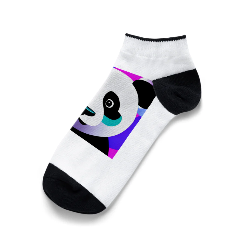 クリエイティブ・クリーチャーショップの蛍光ポップPANDA Ankle Socks