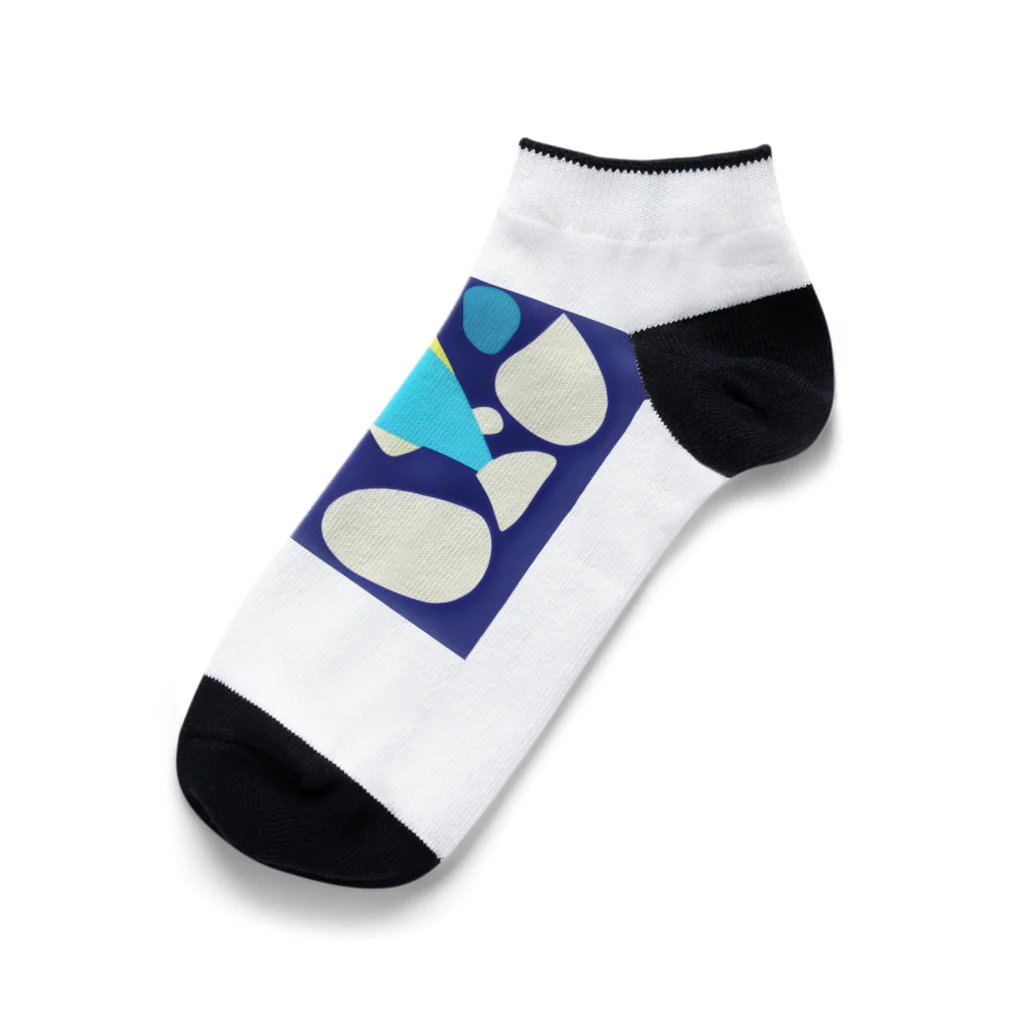 魚大好きマンの海の世界 Ankle Socks