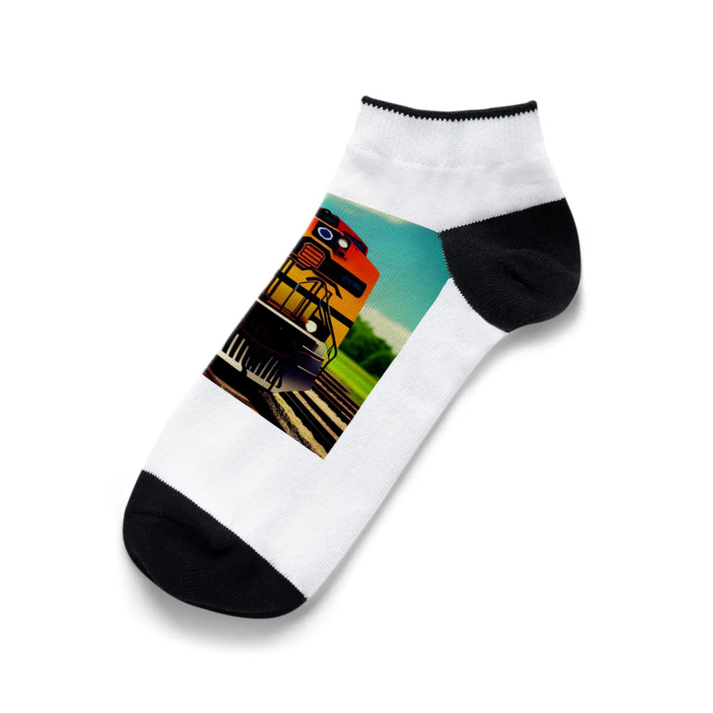 なすびん屋の鉄道マニアくん Ankle Socks