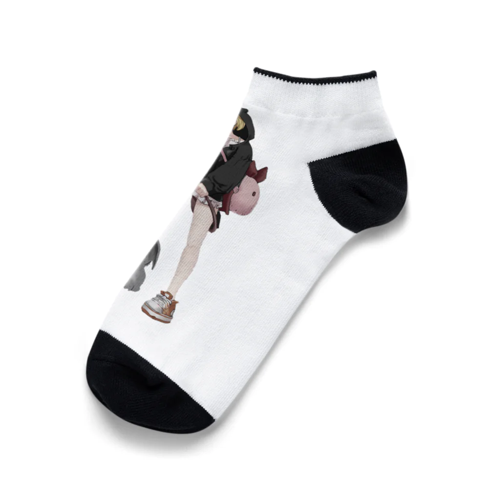 evangelの福音ちゃんねるキャラグッズ  Ankle Socks