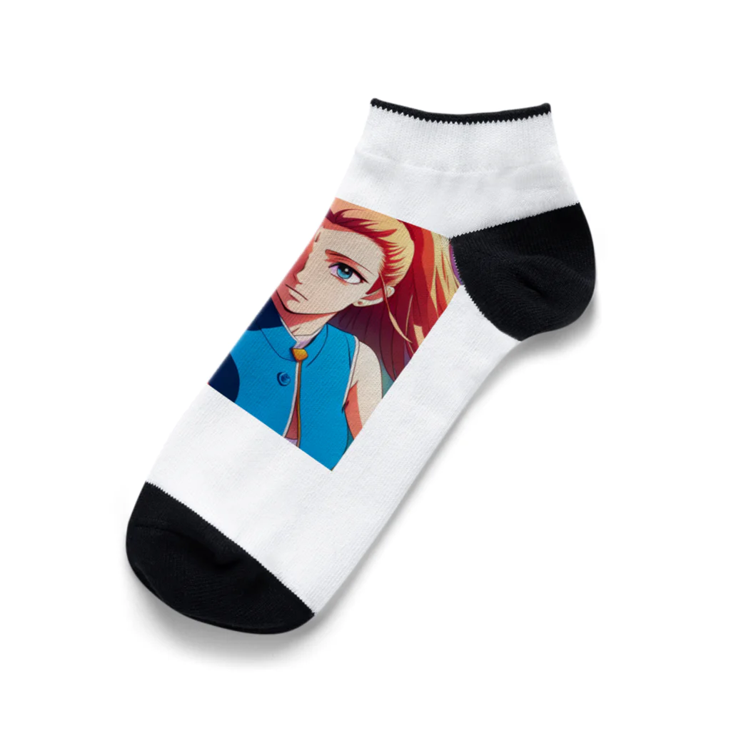 🎨デザイン宮殿🛍️の戦う乙女 Ankle Socks