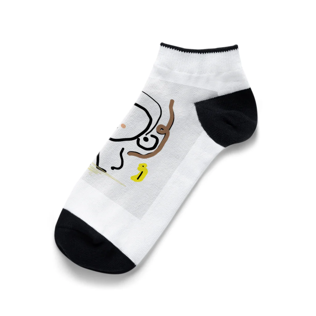 ouhimeのサル Ankle Socks