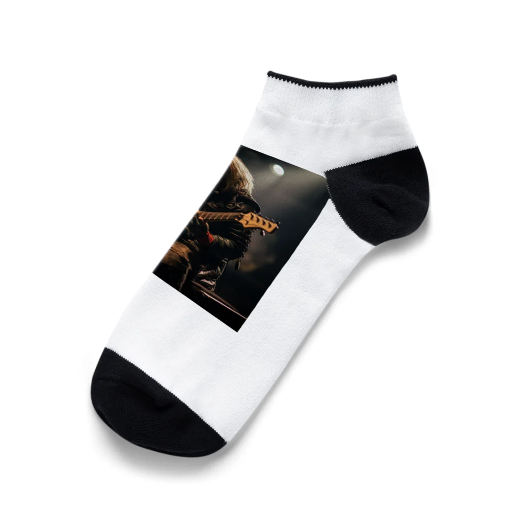 Gavi'sのRockなCat 猫ギターバージョン2 Ankle Socks