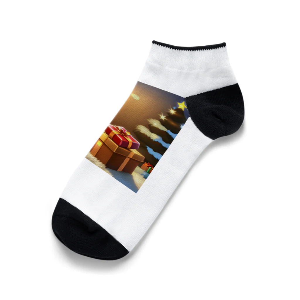 アートとデザインの魔法師けけの可愛すぎるクリスマスのグッズ Ankle Socks