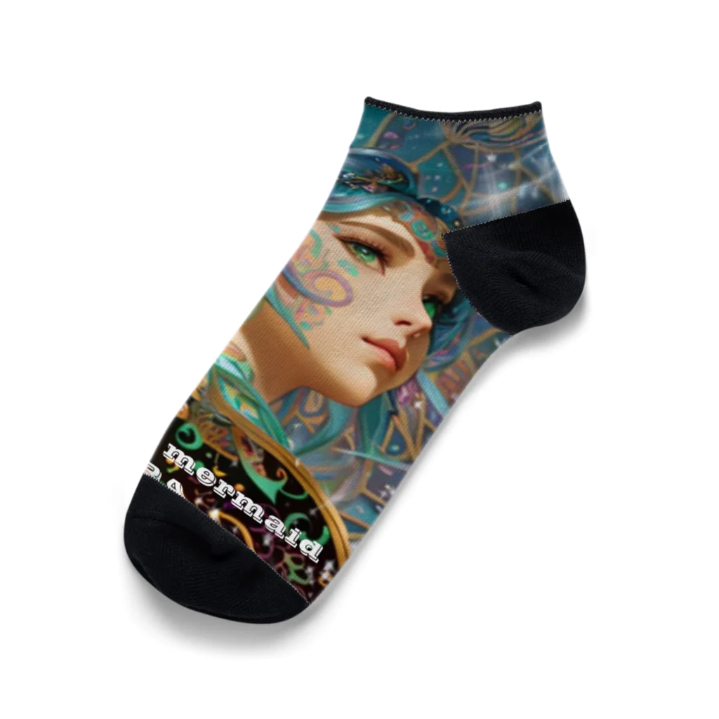 💖宇宙整体♪🌈♪こころからだチャンネル♪💖のuniversal mermaid LARA Ankle Socks