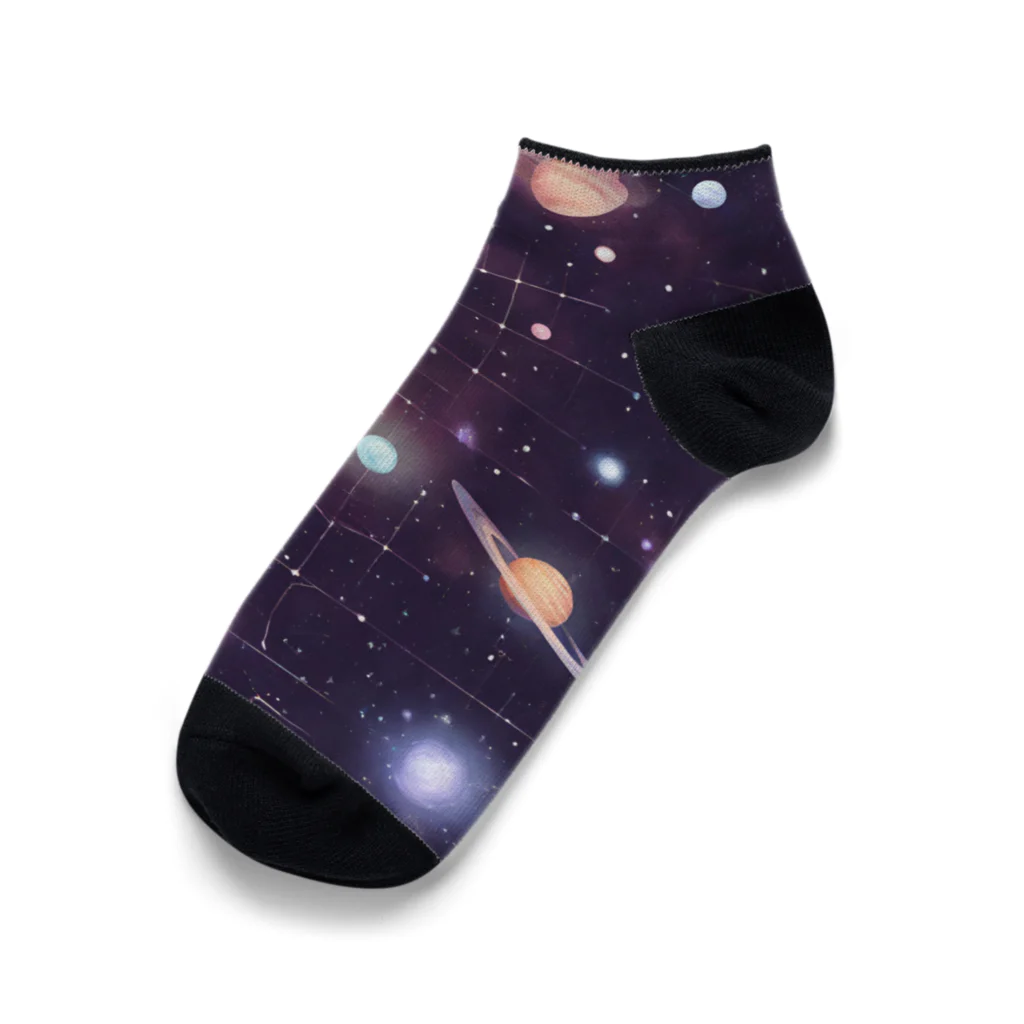 Ruru100のGalaxy Ankle Socks